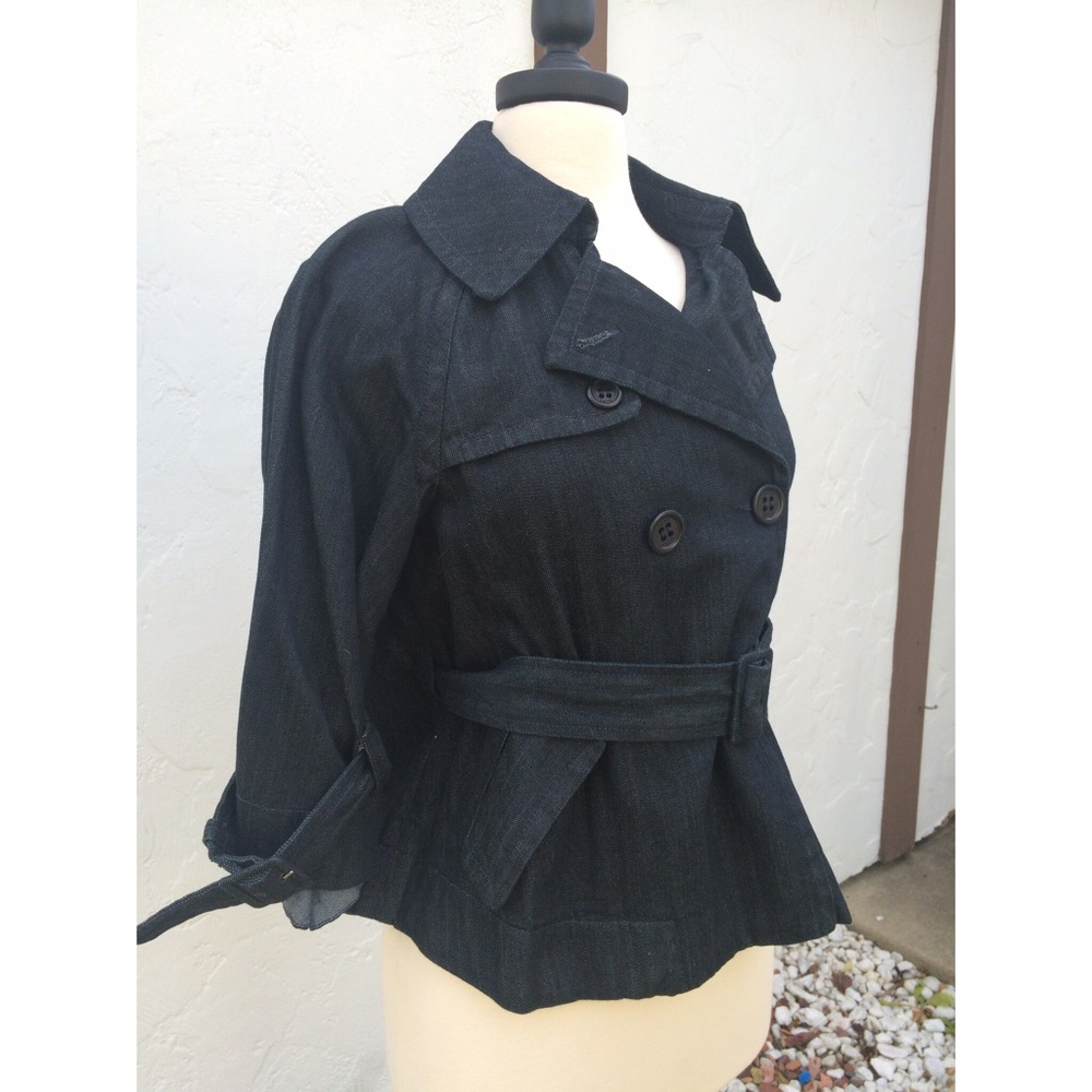 Bcbg Max Azria Denim Short Peacoat
